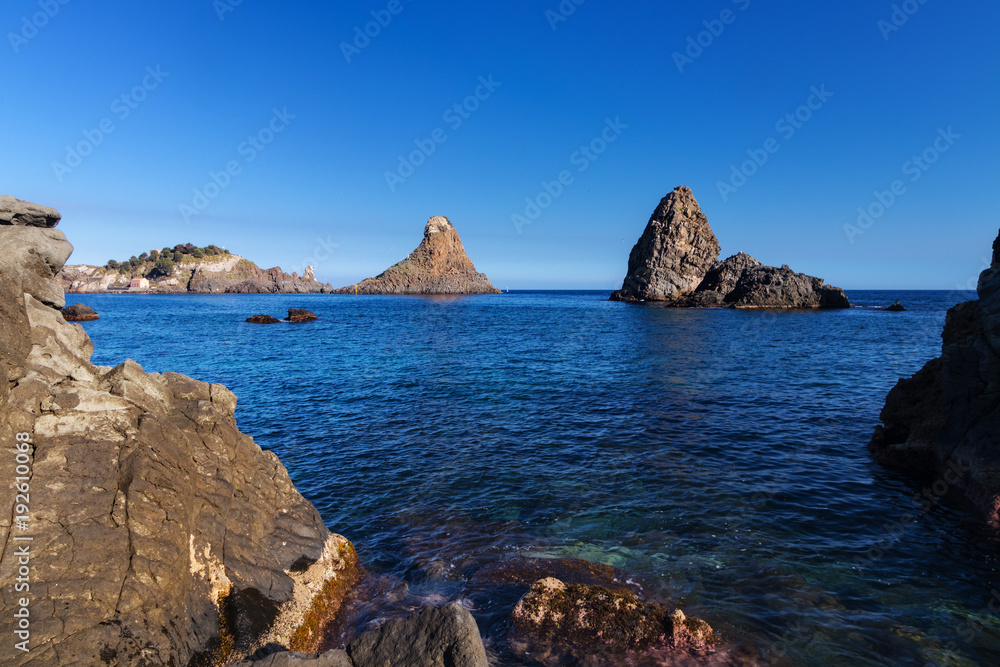 Sicily, Italy: Cyclopean Isles at Aci Trezza (Faraglioni)