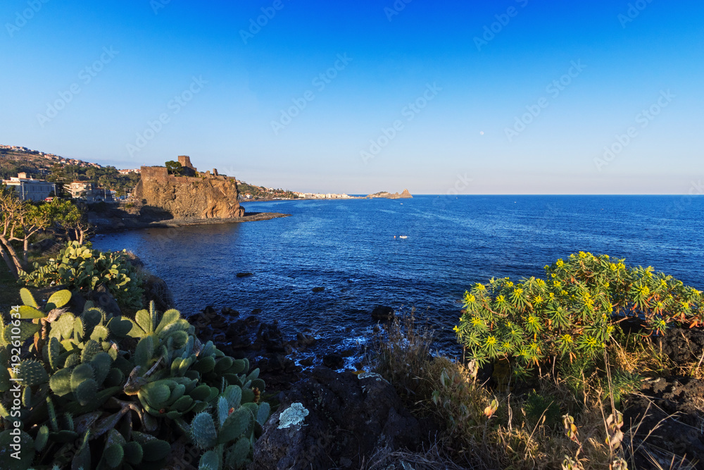 Acicastello (Sicily - Italy) on summer Acicastello (Sicily - Italy) on summer