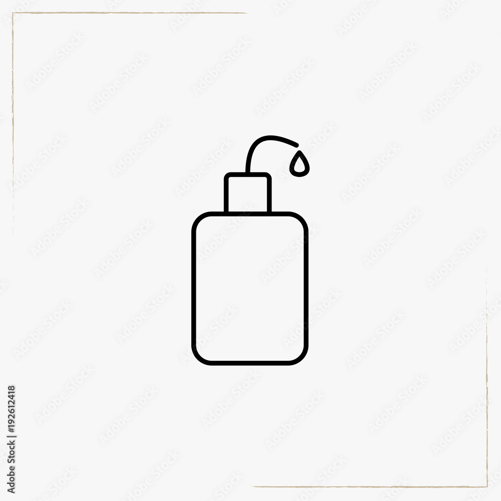 water flask line icon water flask line icon