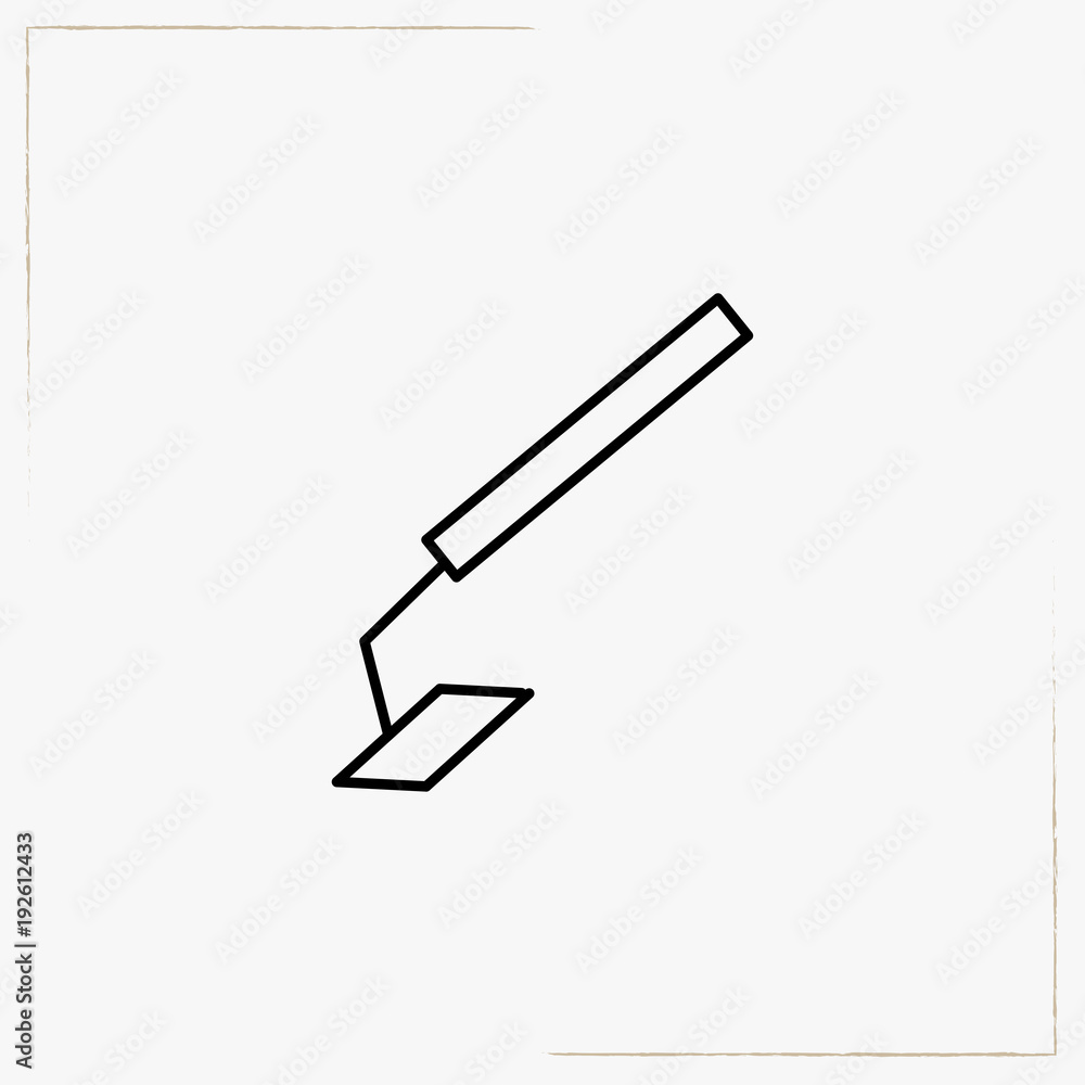 metal detector line icon metal detector line icon
