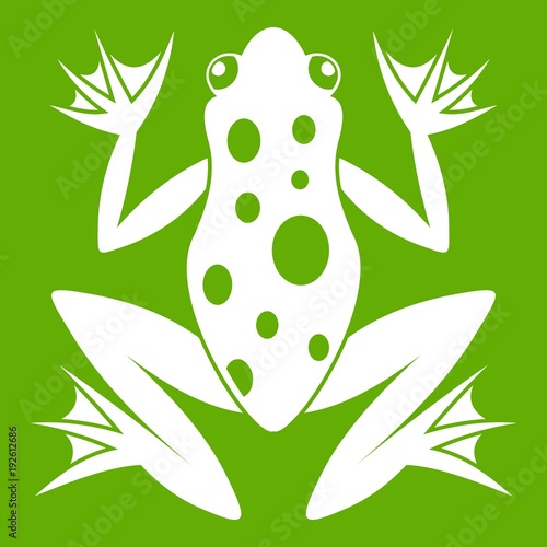 Frog icon green