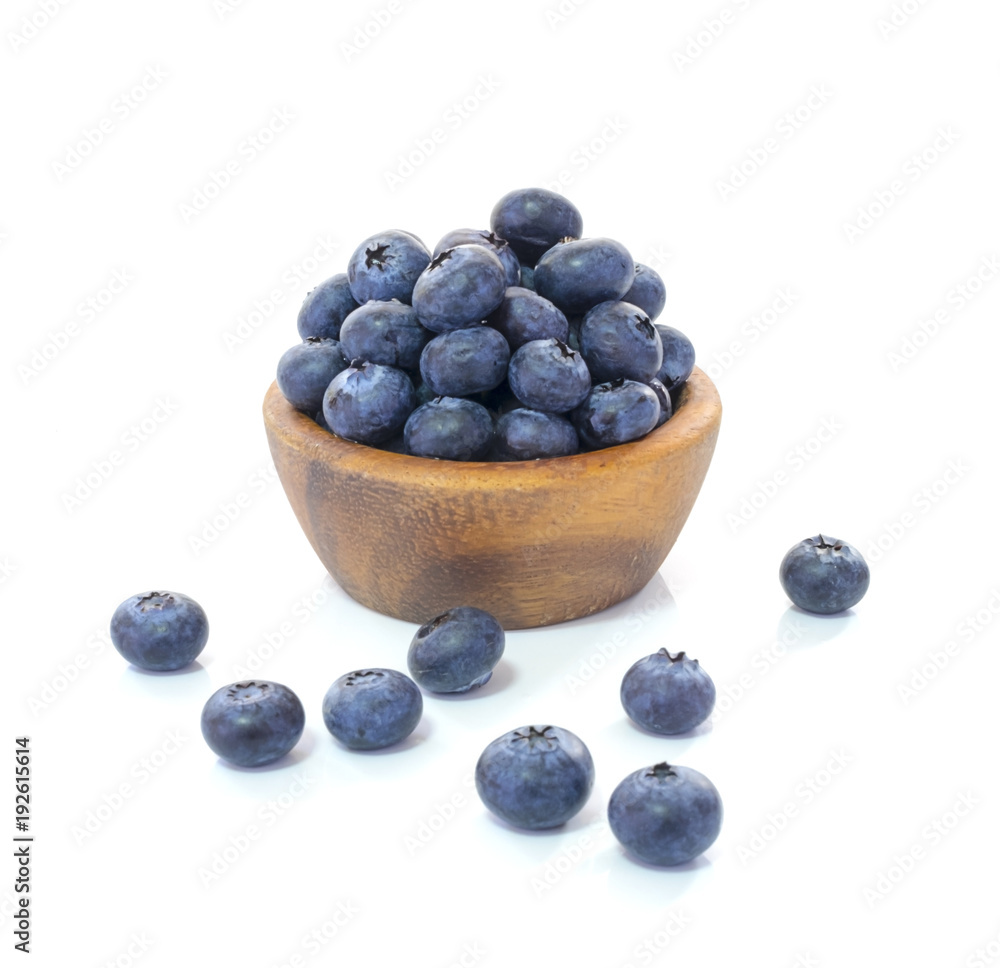 blueberries isolated on white background. blueberries isolated on white background.