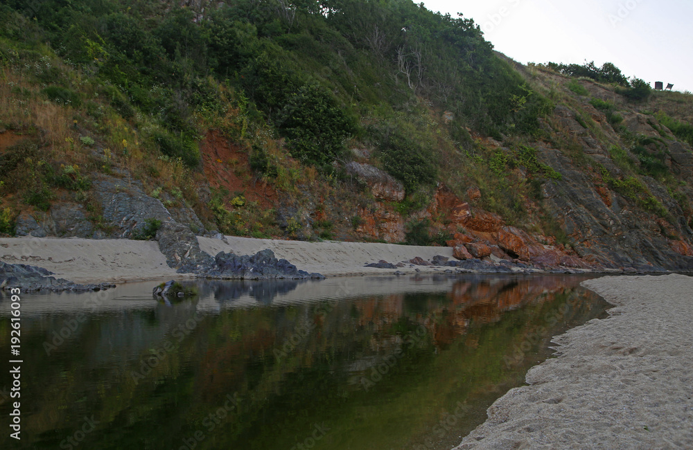 reflection in the river