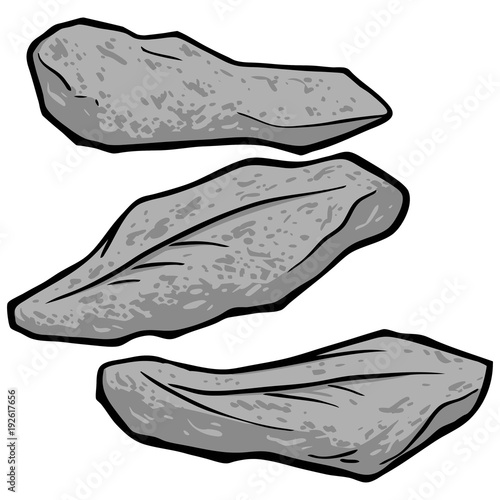 Fried Fish Illustration - A vector cartoon illustration of a few pieces of Fried Fish.
