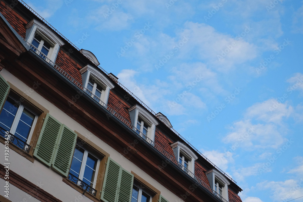 Blue Sky and Building