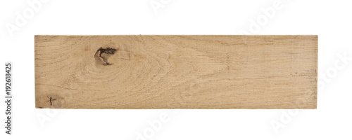 wooden bar isolated on white background