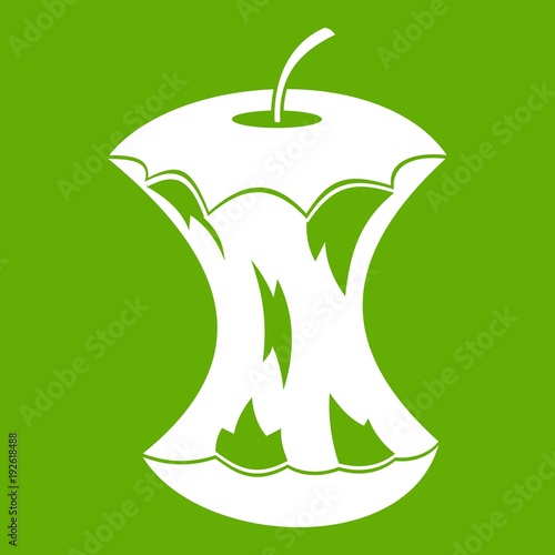 Apple core icon green