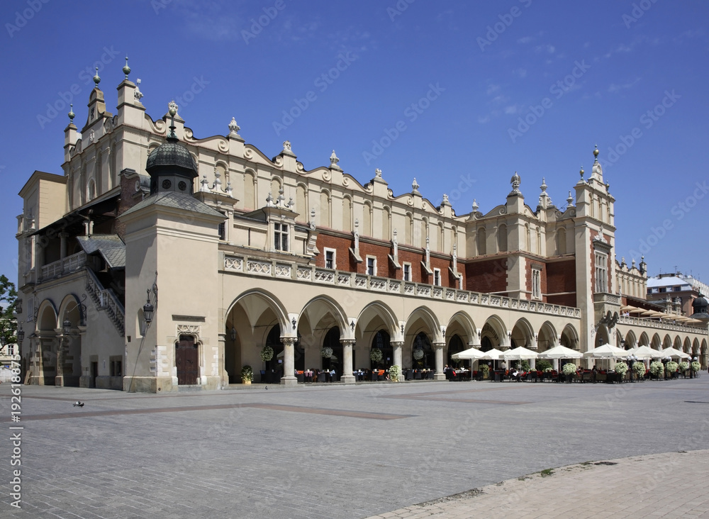 Cloth Hall (Sukiennice) on Main square in Krakow. Poland