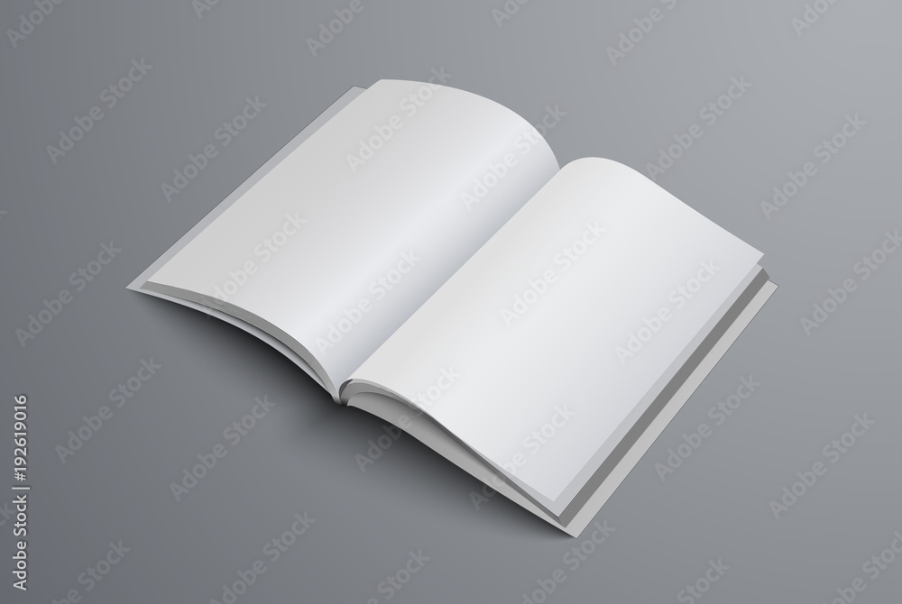 vector brochure mockup is open on the middle of the page vector brochure mockup is open on the middle of the page