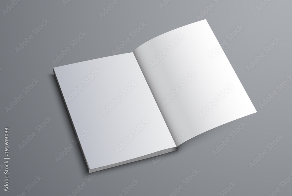 mockup of the A5 or A4 catalog is open on the last page. mockup of the A5 or A4 catalog is open on the last page.