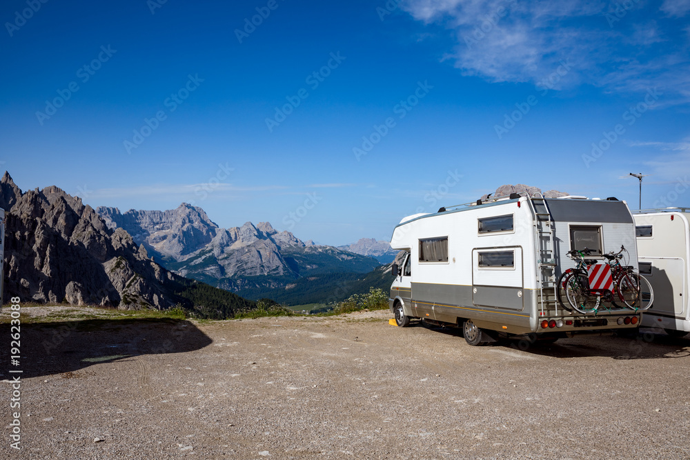 Family vacation travel, holiday trip in motorhome VR Family vacation travel, holiday trip in motorhome VR