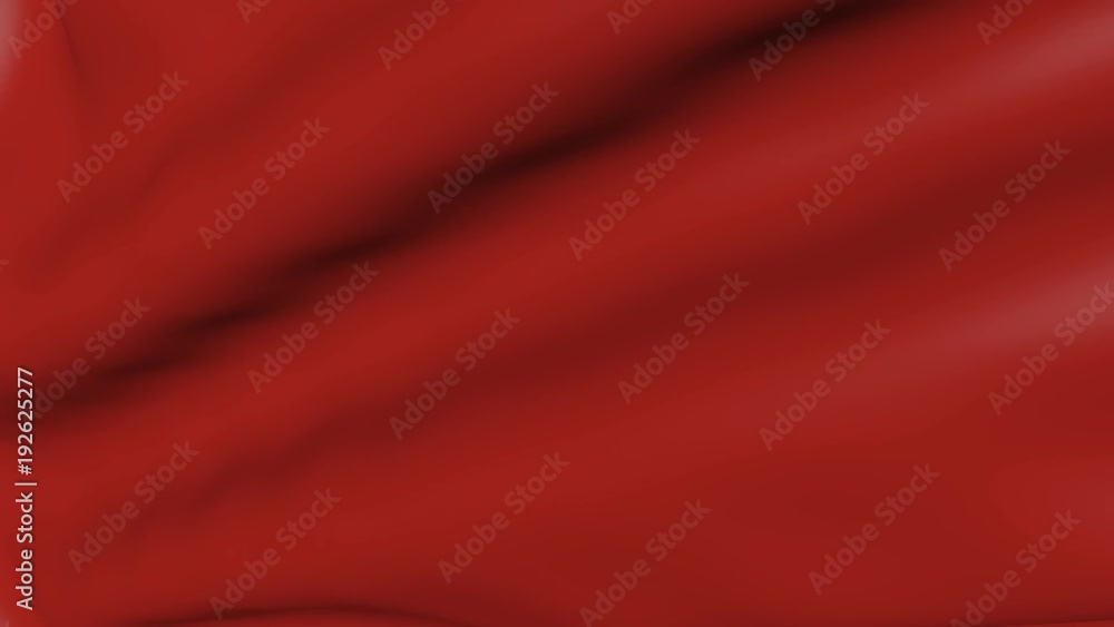 Fabric red 3D background in motion. Smooth waves of matter waving from the wind. The canvas develops shimmering. Fabric red 3D background in motion. Smooth waves of matter waving from the wind. The canvas develops shimmering.