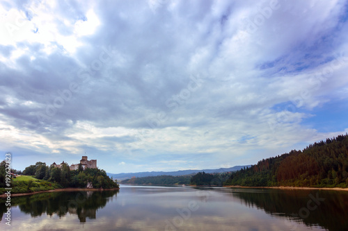 view of the famous castle niedzica at the  Poland © Sergii Mostovyi