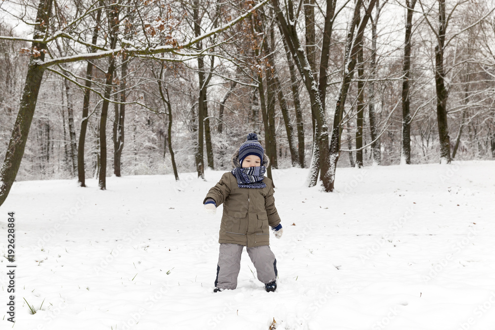 Boy in winter
