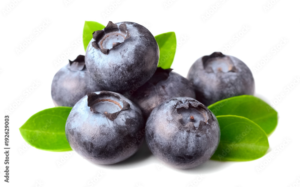 fresh blueberries isolated on white fresh blueberries isolated on white