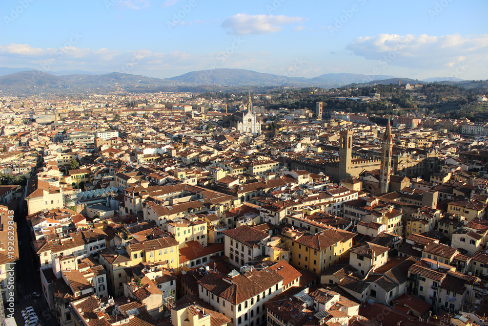 panorama Florencia desde la Cupula de la Catedral de Santa María del Fiore