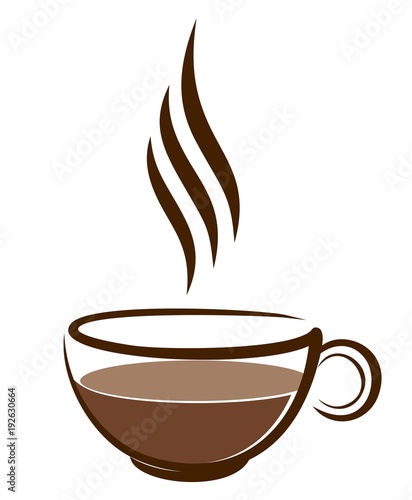 Coffee cup logo.