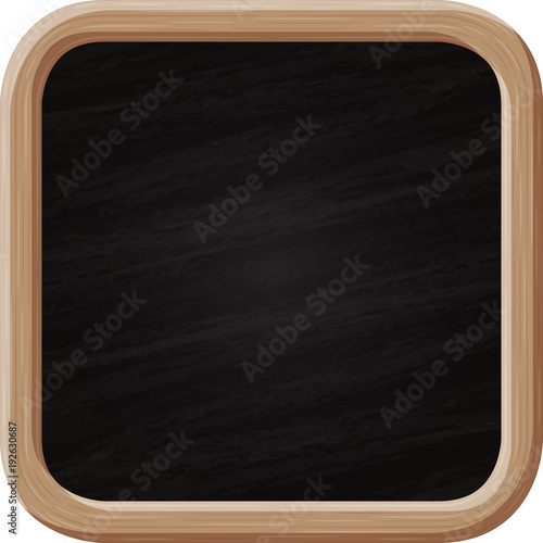 Texture ardoise - tableau noir avec cadre en bois