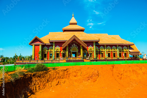 Beautiful Thai church in Prayodkhunpol Wiang Kalong temple photo