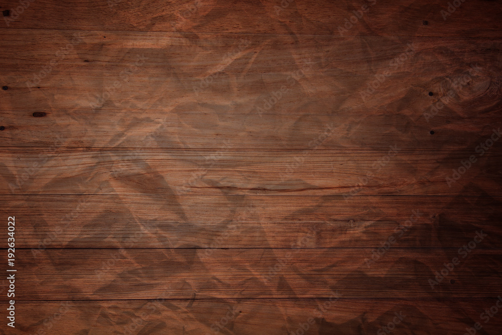Naklejka premium wood and paper crumpled double exposure ideas texture background