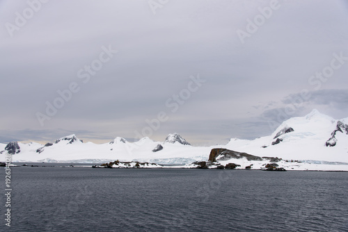 Antarctic landscape with snow © Alexey Seafarer
