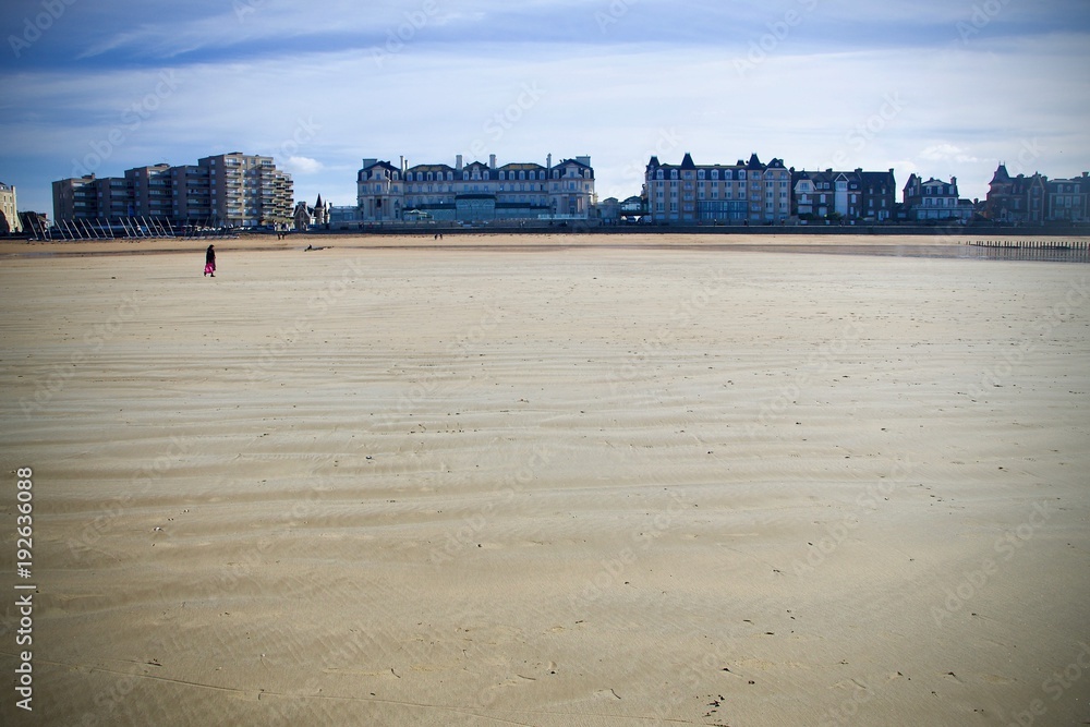 Naklejka premium Saint Malo La digue 