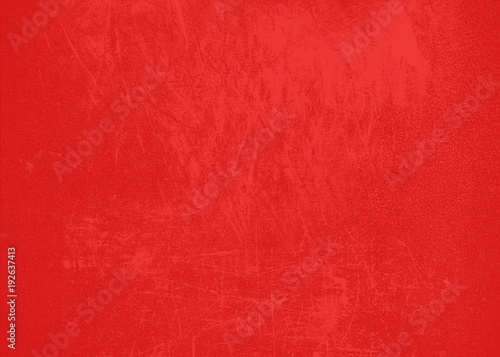 Red abstract textured background with bright spots of paint. Blank background design banner.