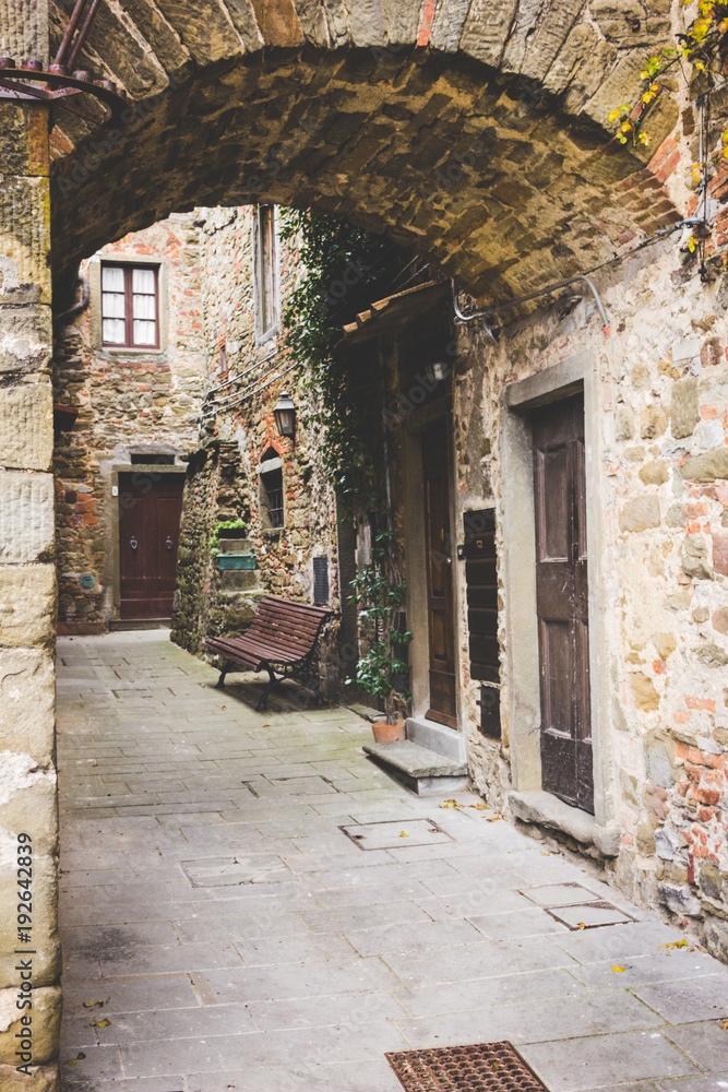 Fototapeta premium Ancient Tuscany Town
