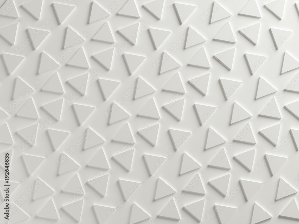 White triangular textured background White triangular textured background