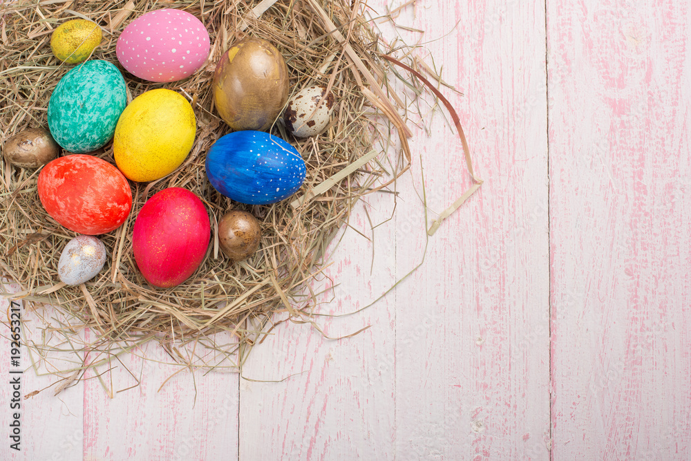 multi-colored easter eggs multi-colored easter eggs