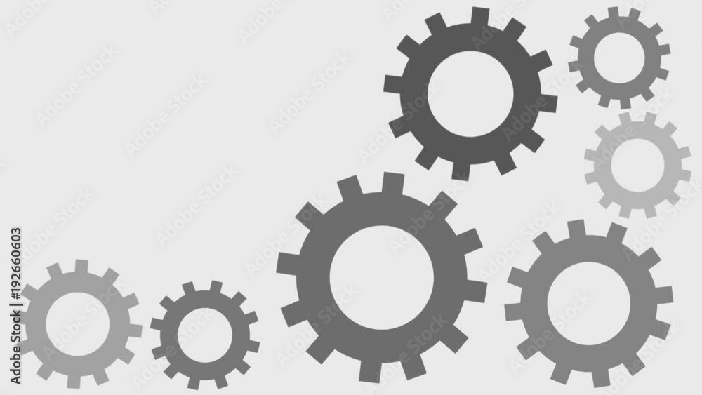 several gears spinning icons animation design several gears spinning icons animation design