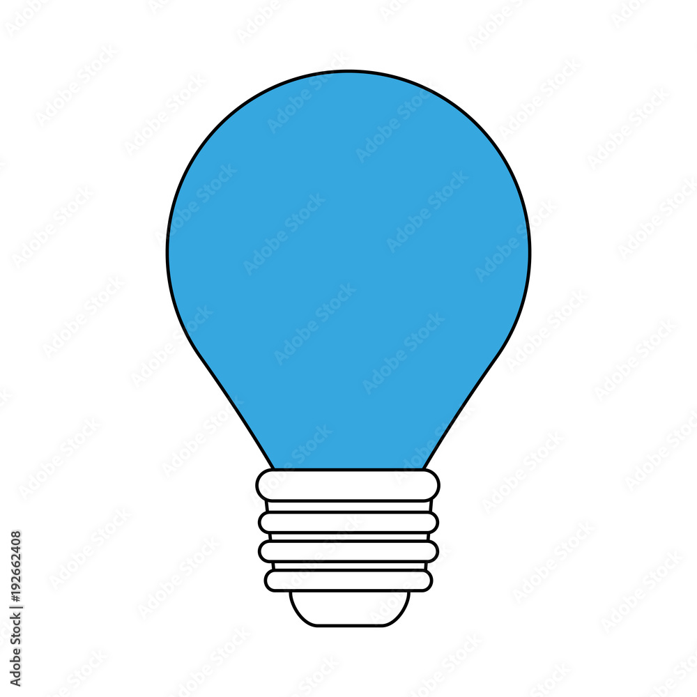 Bulb light symbol icon vector illustration graphic design