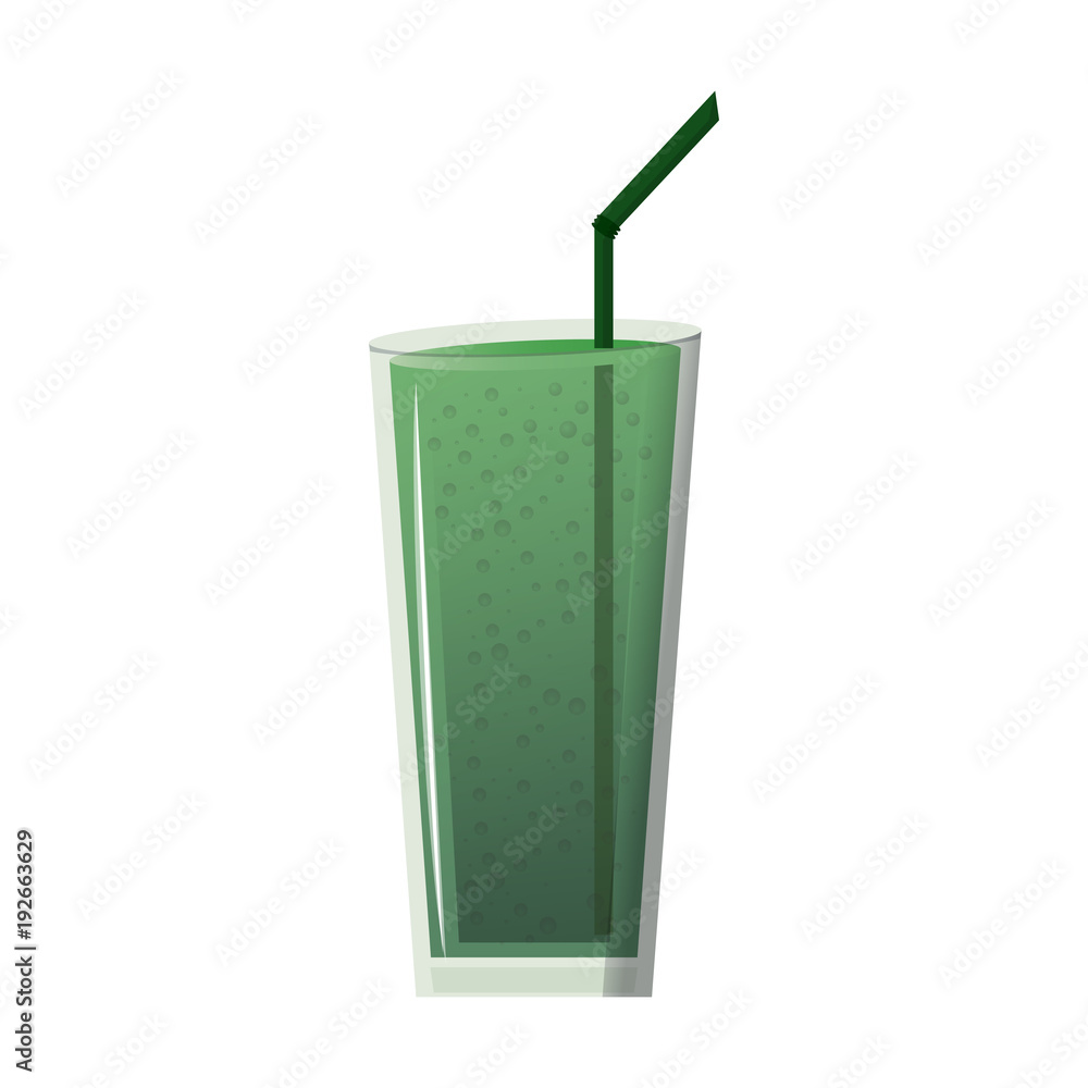 Green drink cup icon vector illustration graphic design