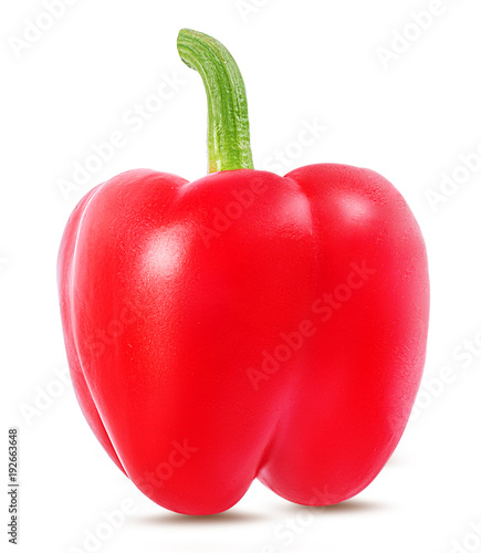 Peppers  isolated.  With clipping path.