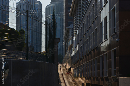 Buildings and skyscrapers in Mecidiyekoy, Sisli district of Istanbul. photo