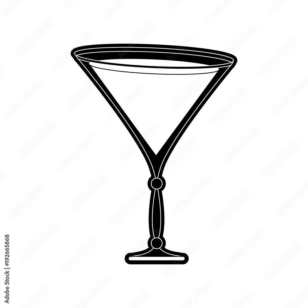 Cocktail glass cup icon vector illustration graphic design Cocktail glass cup icon vector illustration graphic design