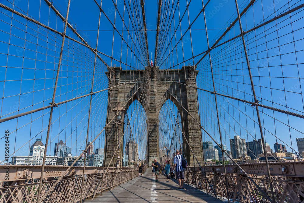 Obraz premium Most Brookliński