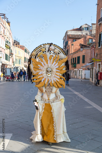 Masks in Carnival of Venice.