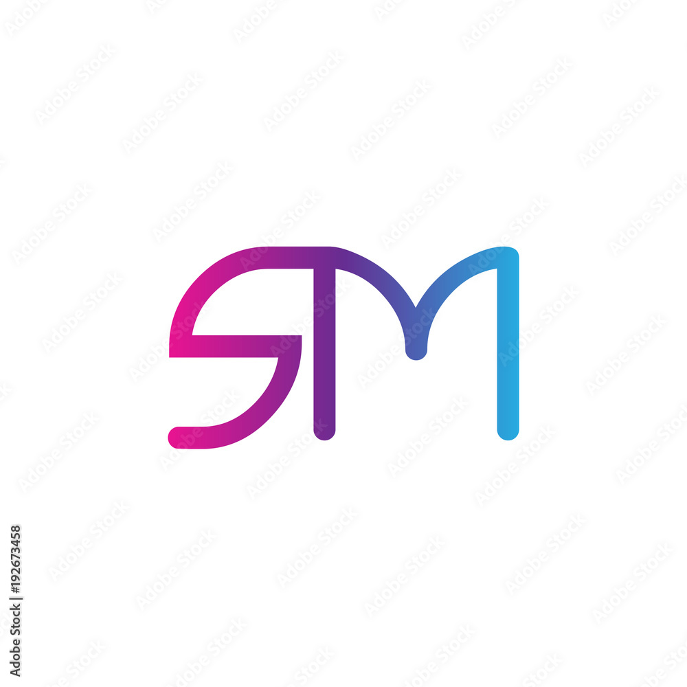 initial letter rounded logo modern, colorful gradient initial letter rounded logo modern, colorful gradient
