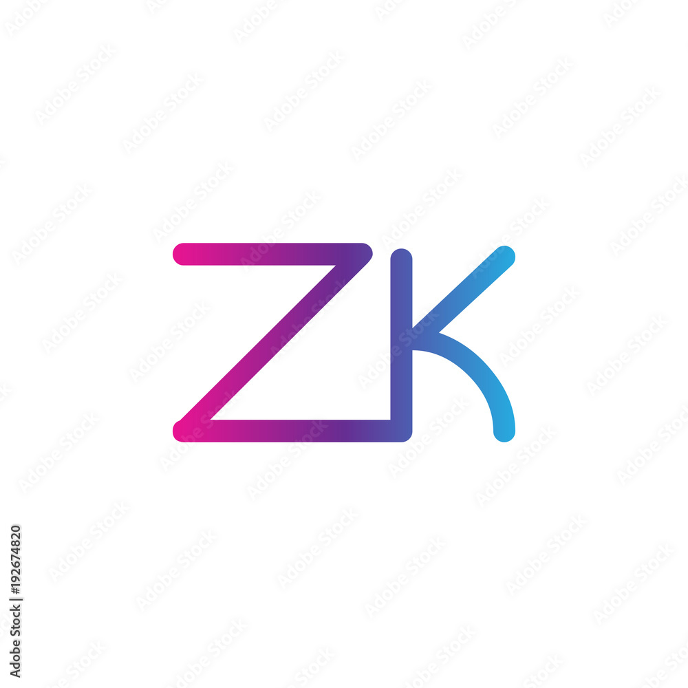initial letter rounded logo modern, colorful gradient initial letter rounded logo modern, colorful gradient