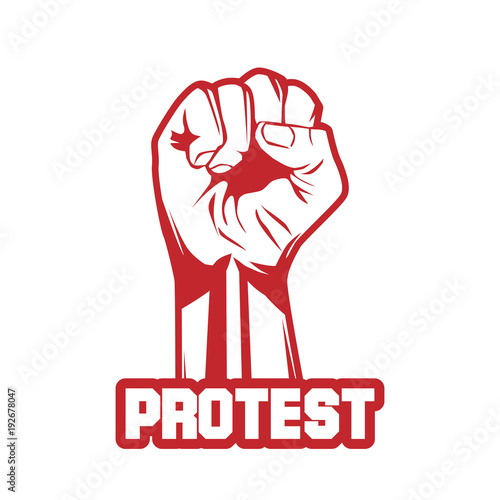 Protest Fist Hand Illustration