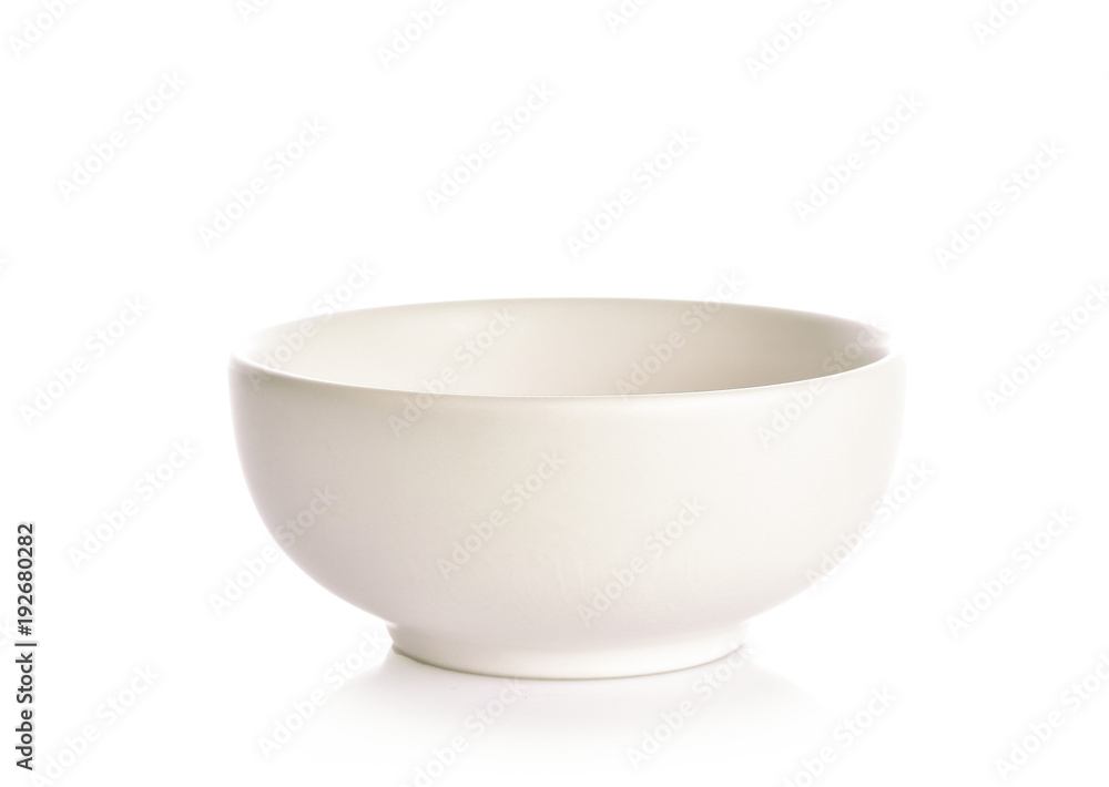White bowl on white background White bowl on white background