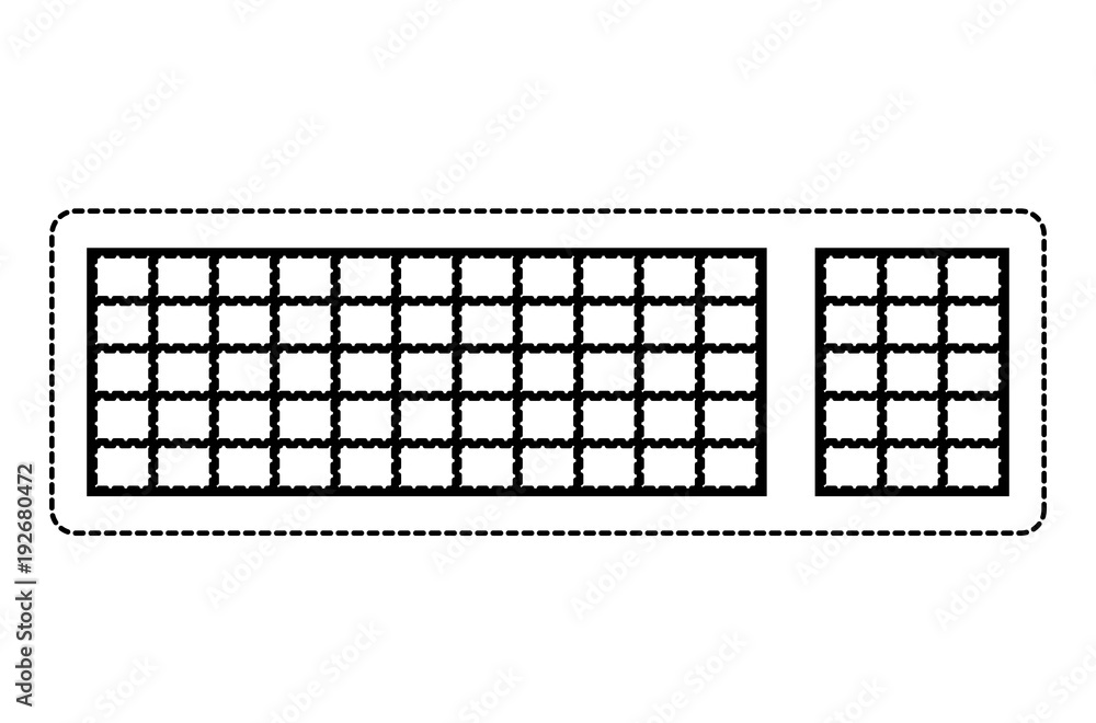 computer keyboard isolated icon vector illustration design computer keyboard isolated icon vector illustration design