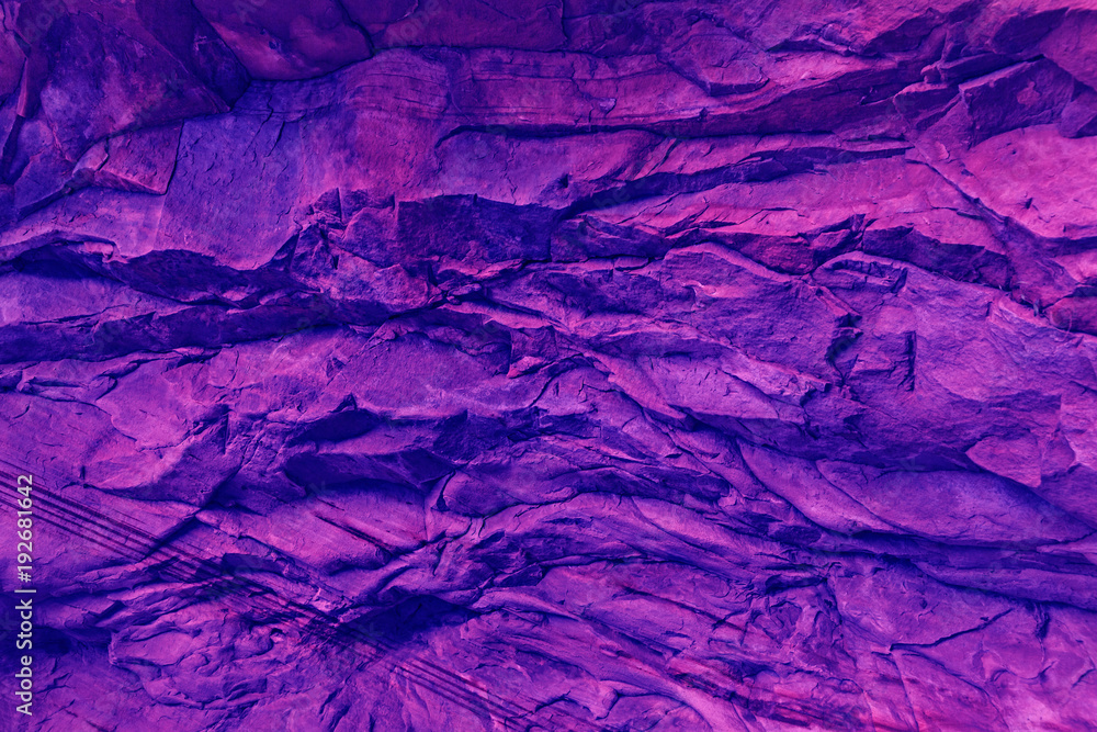 Stone Wall Texture And Background In Ultraviolet Stone Wall Texture And Background In Ultraviolet