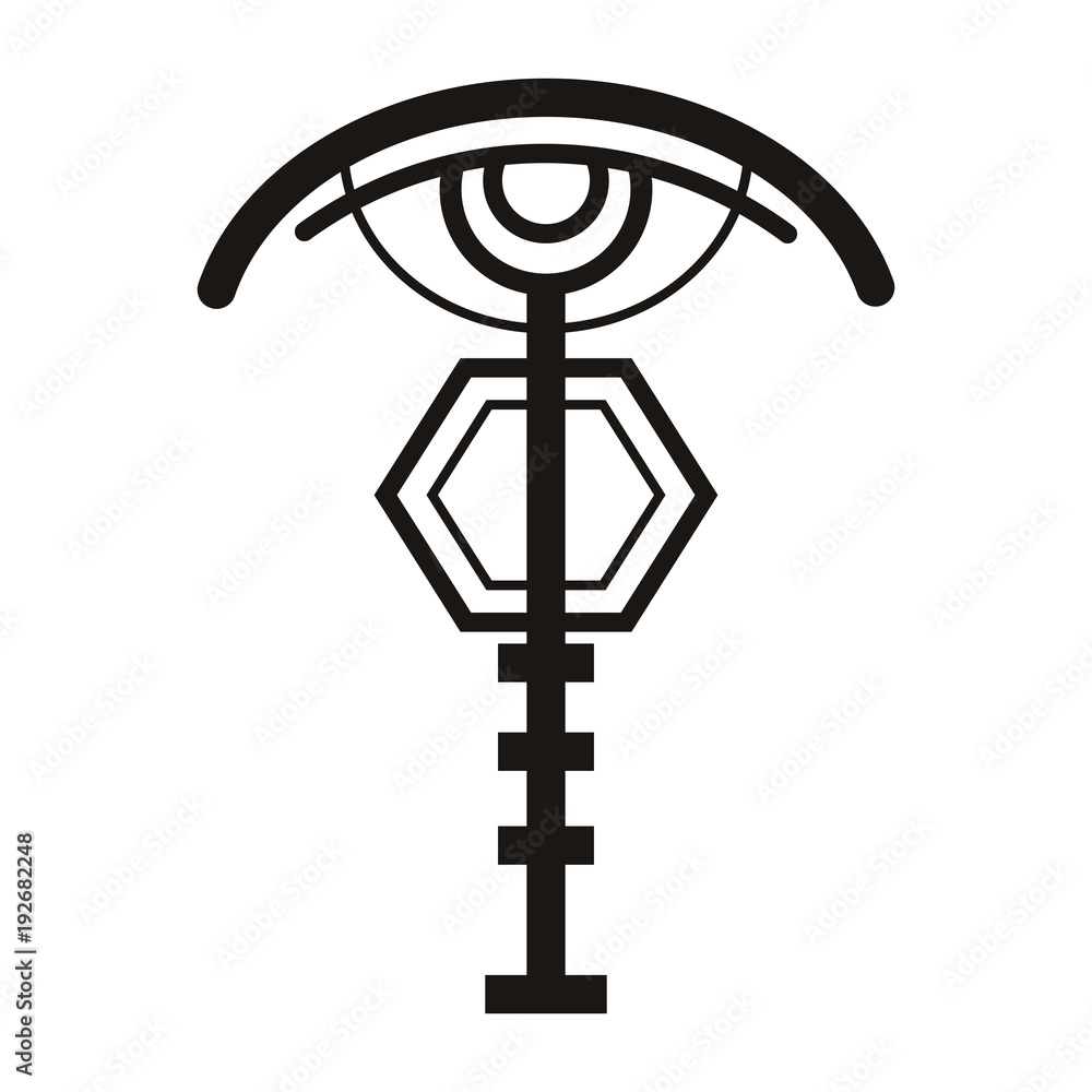Fototapeta premium Sacred Ancient Geometry font