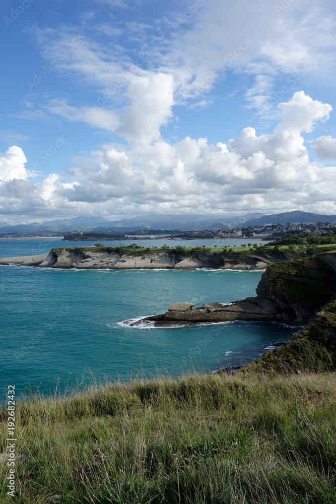 Santander cliffs in a sunny day Santander cliffs in a sunny day