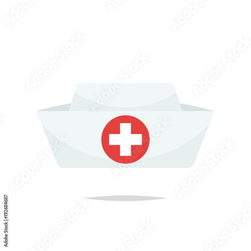 Nurse hat vector isolated