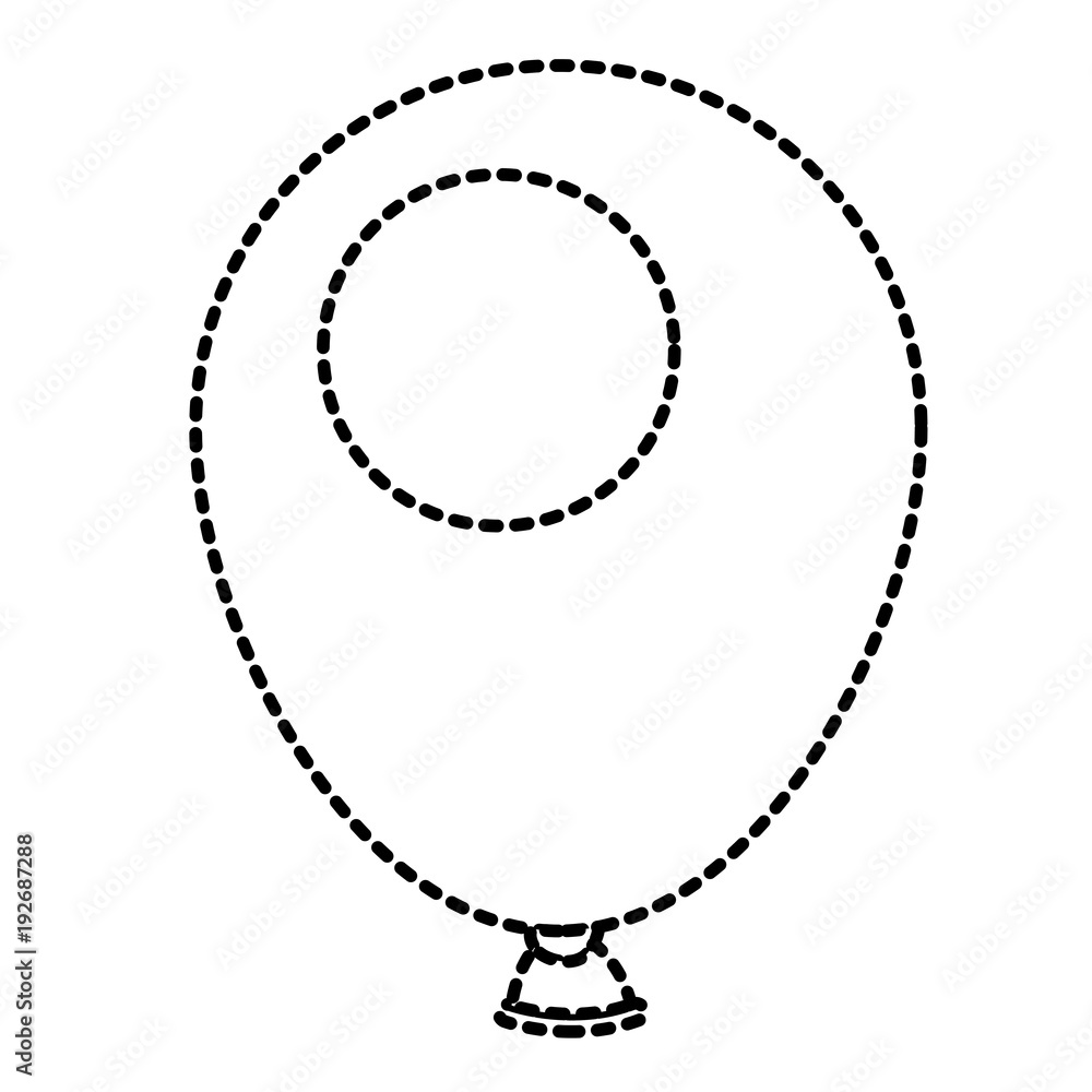 balloon air party icon vector illustration design balloon air party icon vector illustration design