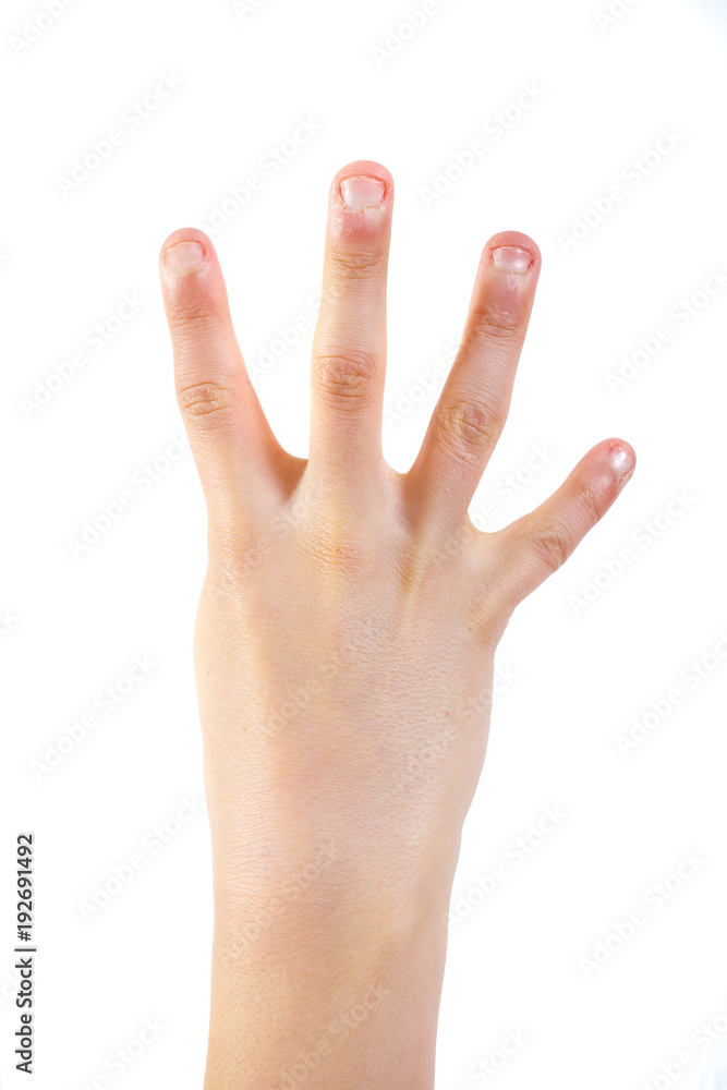 Young caucasian teenage boy close up of hands Young caucasian teenage boy close up of hands