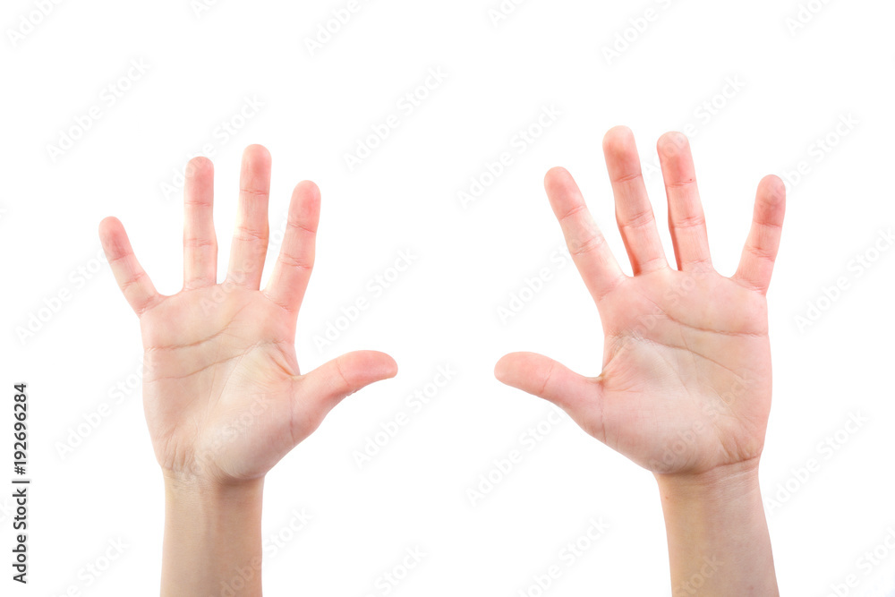 Young caucasian teenage boy close up of hands Young caucasian teenage boy close up of hands